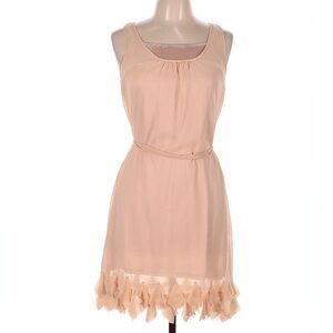 Esley Cocktail  Sleeveless Dress with Ribbon Hem